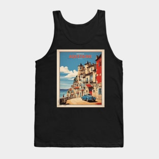 Nouvelle Aquitaine France Vintage Poster Tourism Tank Top